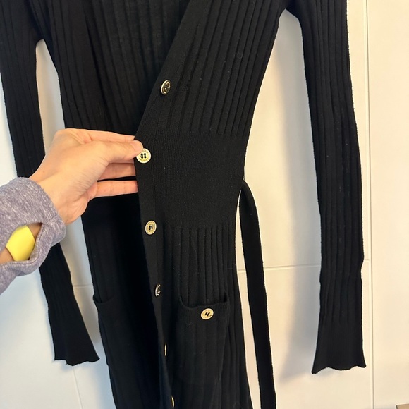 Marciana ribbed/knit long cartigan size XS - Picture 8 of 9